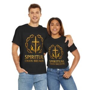 Spiritual Chain Breakers Tee, Unisex Cotton T-Shirt, Inspirational Apparel, Faith-Based Clothing, Christian Gifts, Spiritual Wear