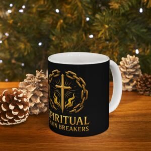 Spiritual Chain Breakers Mug, Inspirational Coffee Cup, Gift for Faith, Christian Decor, Motivational Mug, Religious Tea Mug