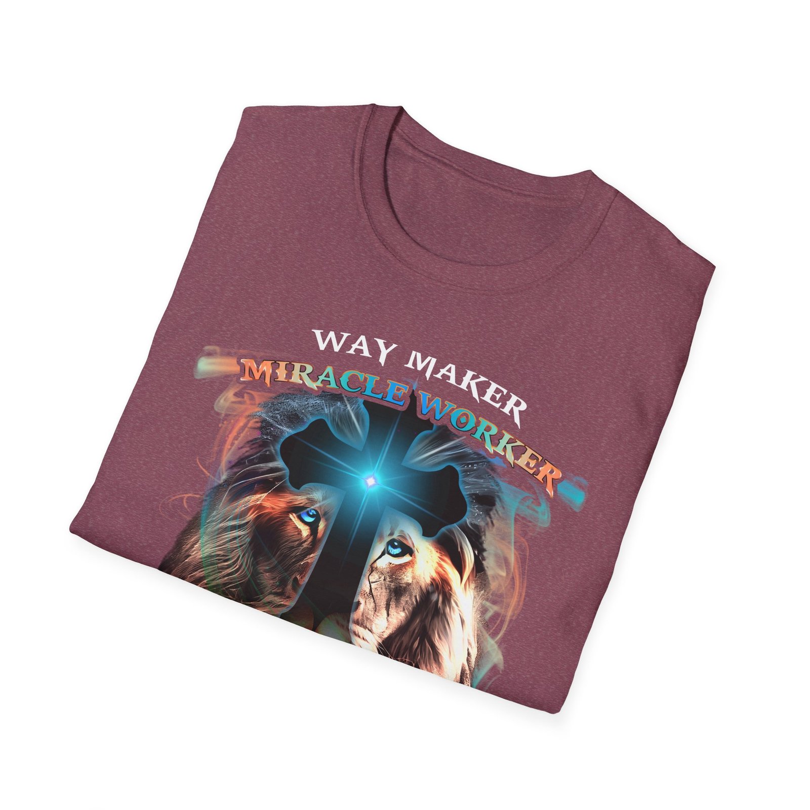 Inspirational Christian T-Shirt with Floral Design, Faith-Based Apparel, Gift for Believers, Motivational Quote Tee, Bible Verse Shirt - Image 51