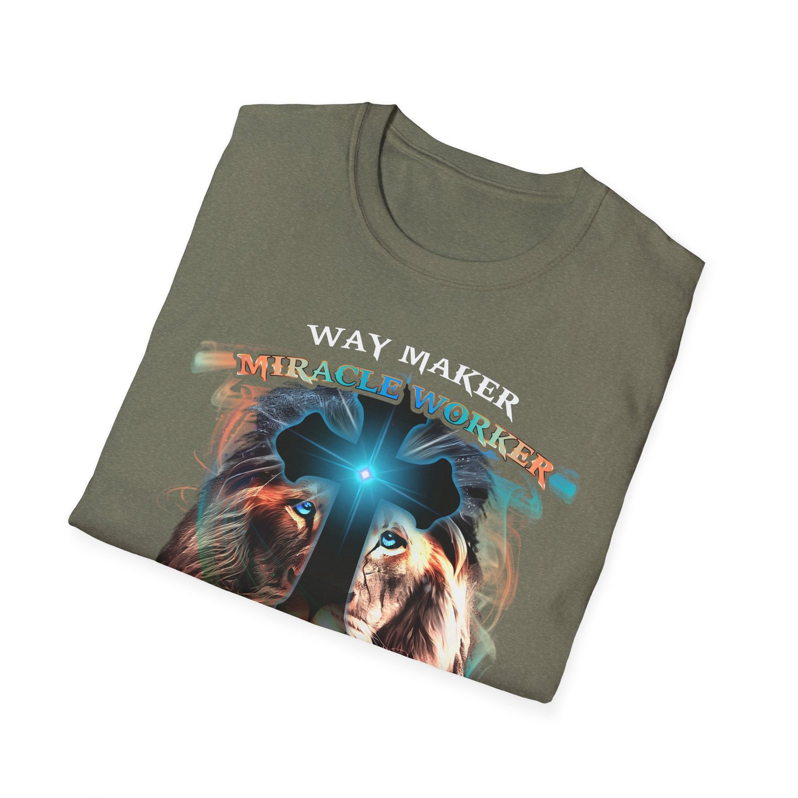 Inspirational Christian T-Shirt with Floral Design, Faith-Based Apparel, Gift for Believers, Motivational Quote Tee, Bible Verse Shirt - Image 23