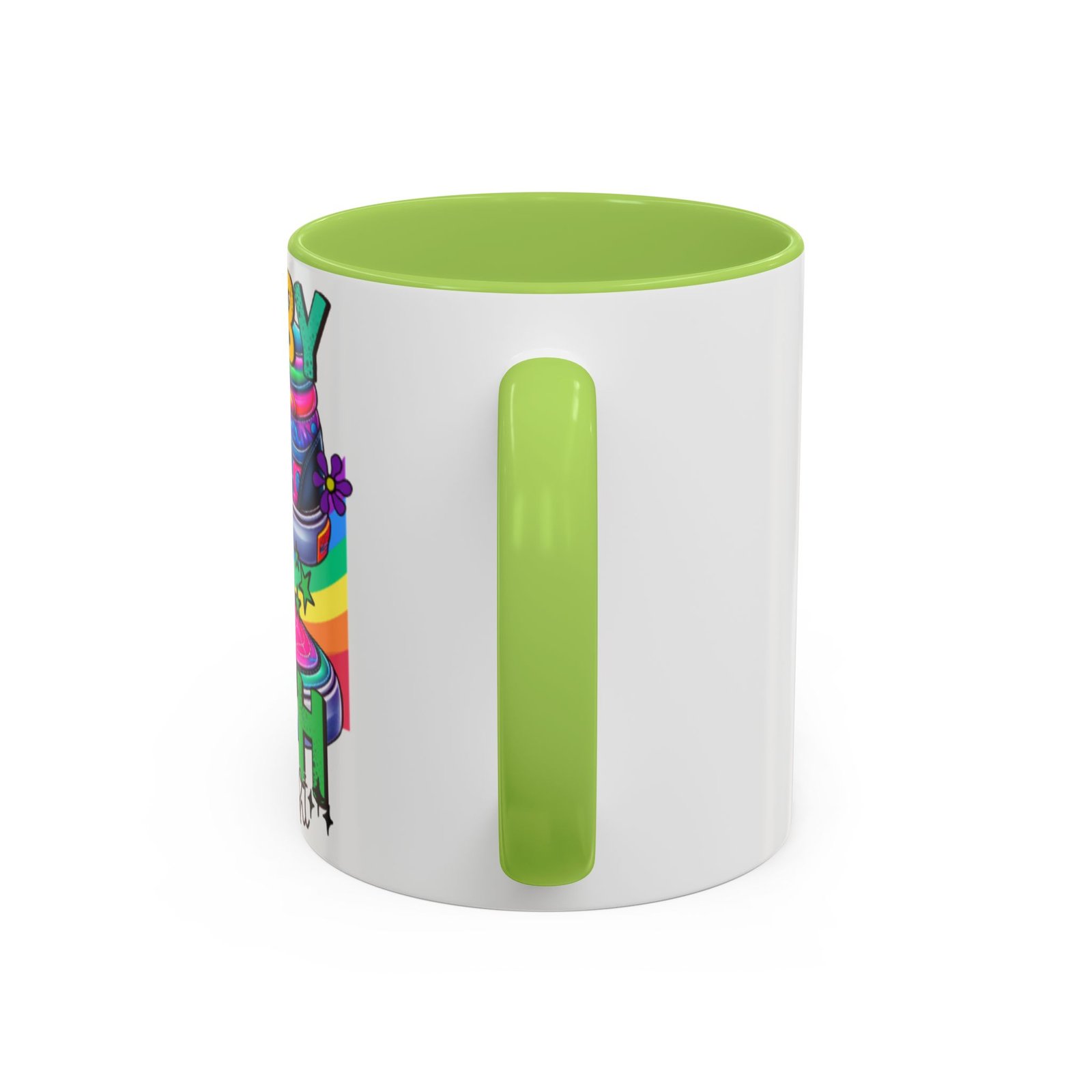 Accent Mug — "Walk by Faith Not by Sight" Colorful Sneakers Christian Coffee Mug - Image 64