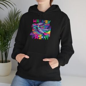 Faith Walk Hoodie – Colorful 'Walk by Faith' Inspirational Sweatshirt